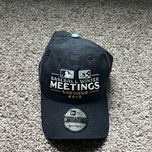 New Era Black Baseball Winter Meetings Cap 2019